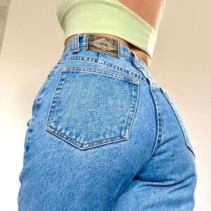 Vintage 90s High-Waisted Straight-Leg Express Jeans